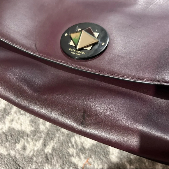 Kate Spade NY Mulled Wine Varick Street Purse - Picture 11 of 15
